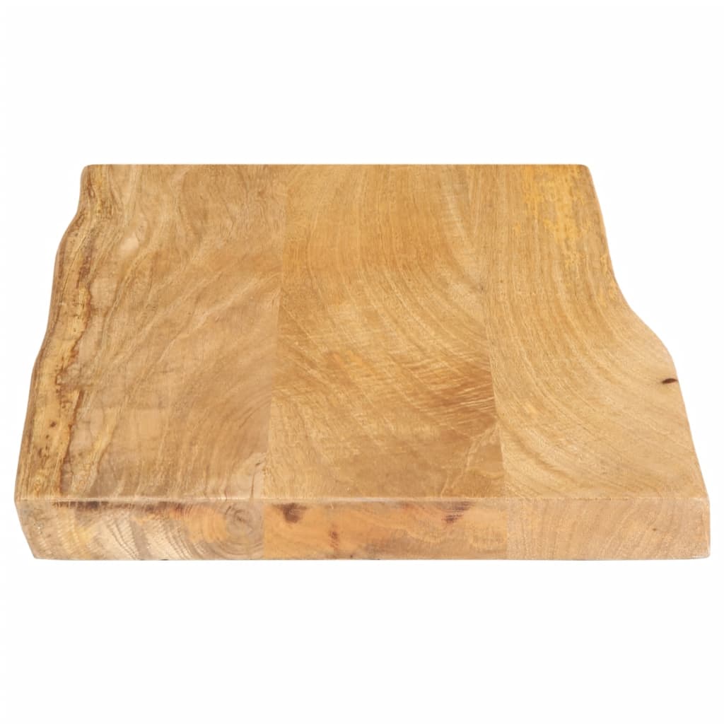 vidaXL Dessus de table 60x40x3,8 cm bord vivant bois massif manguier