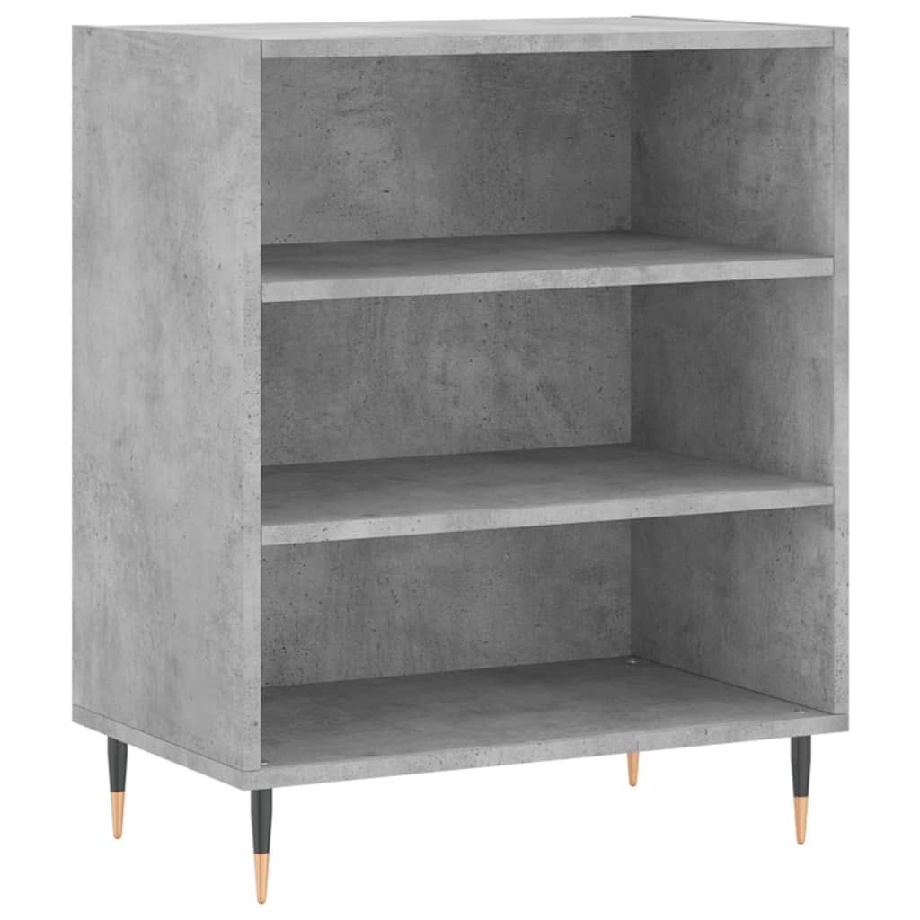 vidaXL Buffet gris béton 57x35x70 cm bois d'ingénierie