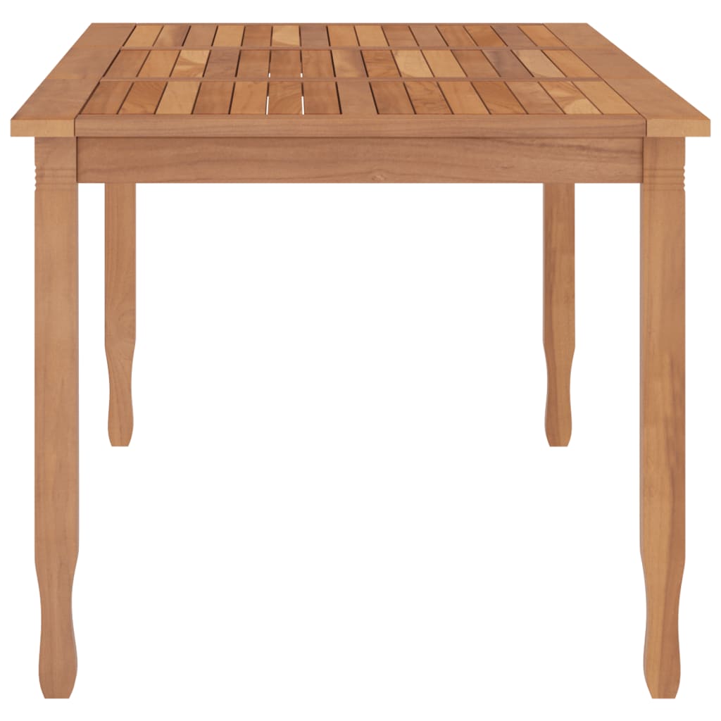 vidaXL Table à dîner de jardin 200x90x75 cm bois massif de teck