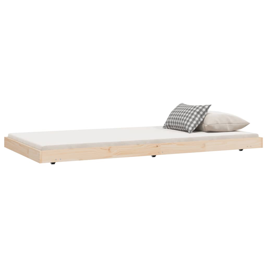 vidaXL Cadre de lit sans matelas 90x200 cm bois de pin massif