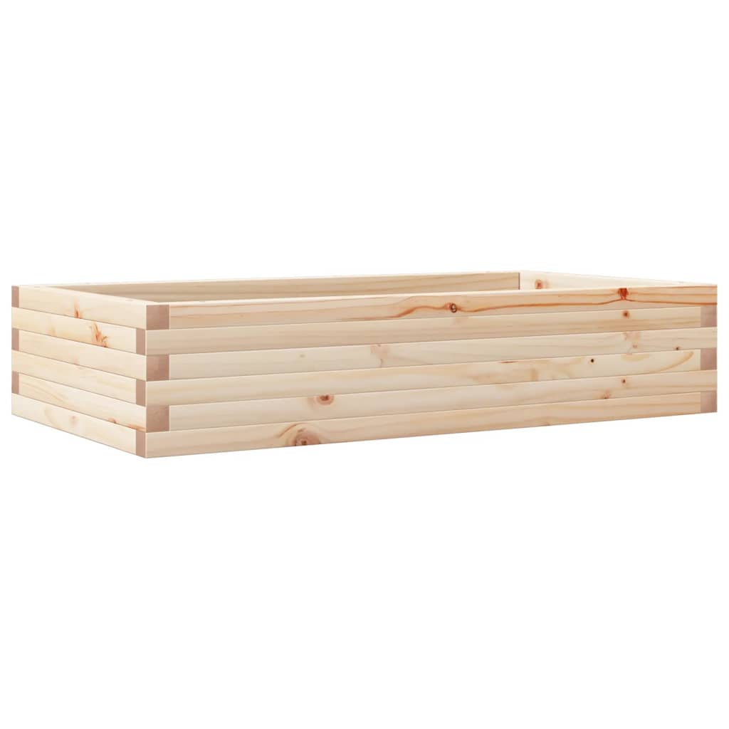 vidaXL Jardinière 110x60x23 cm bois de pin massif