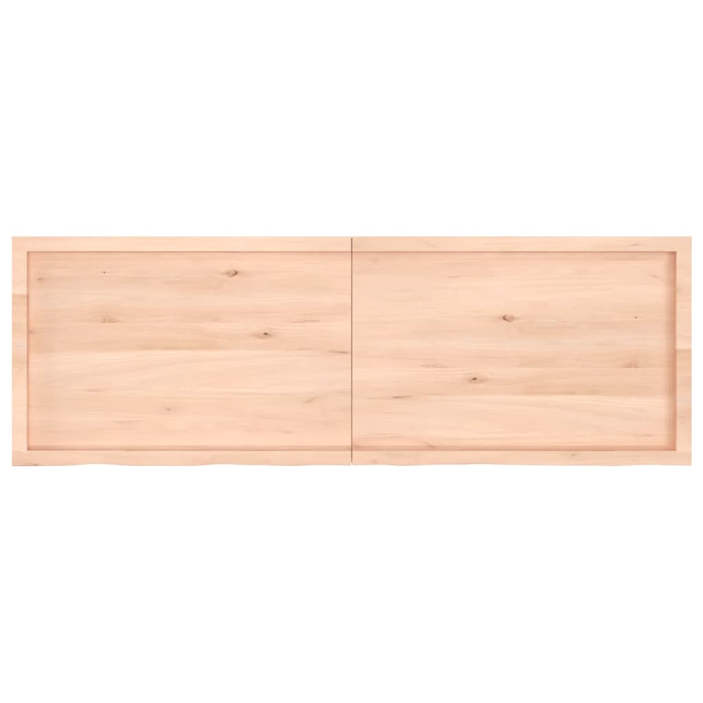 vidaXL Dessus de table 180x60x(2-4) cm bois de chêne massif non traité