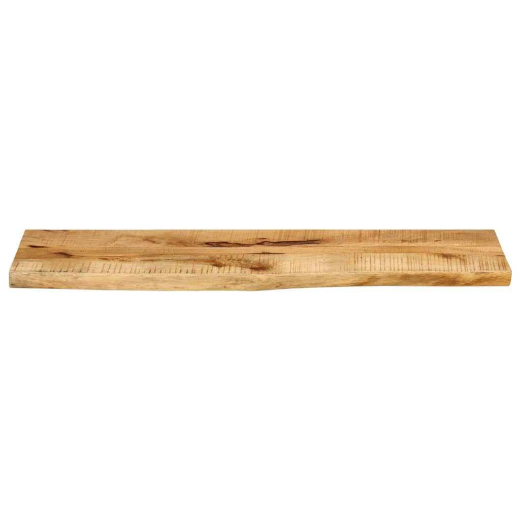 vidaXL Dessus de table 110x30x2,5cm bord vif bois massif manguier brut