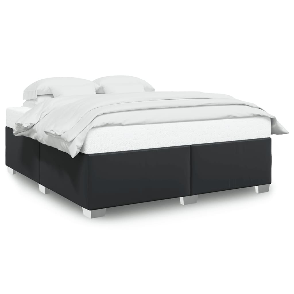 vidaXL Cadre de lit sans matelas noir 180x200 cm similicuir