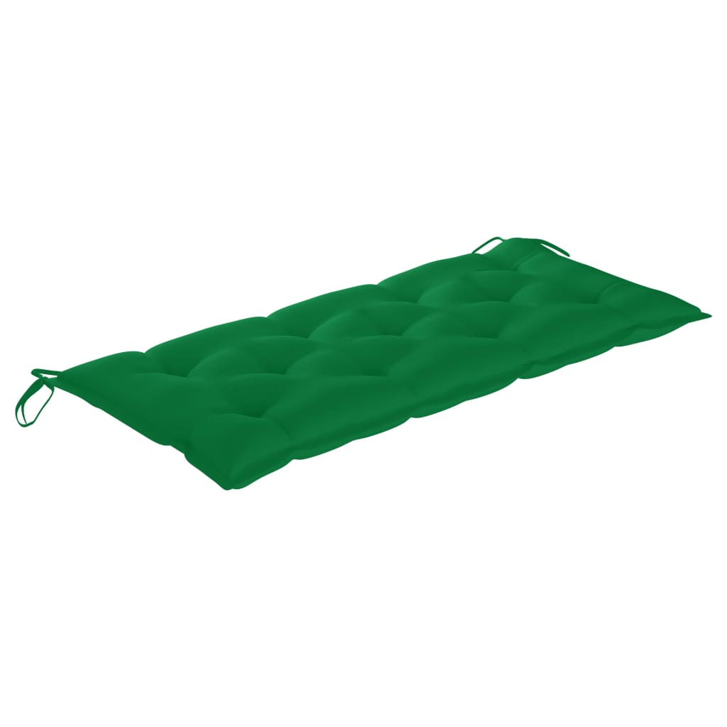 vidaXL Banc de jardin avec coussin 120 cm Bois d'acacia massif