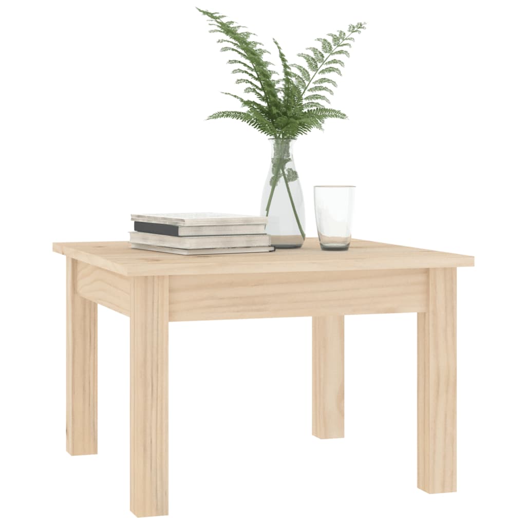 vidaXL Table basse 45x45x30 cm Bois massif de pin