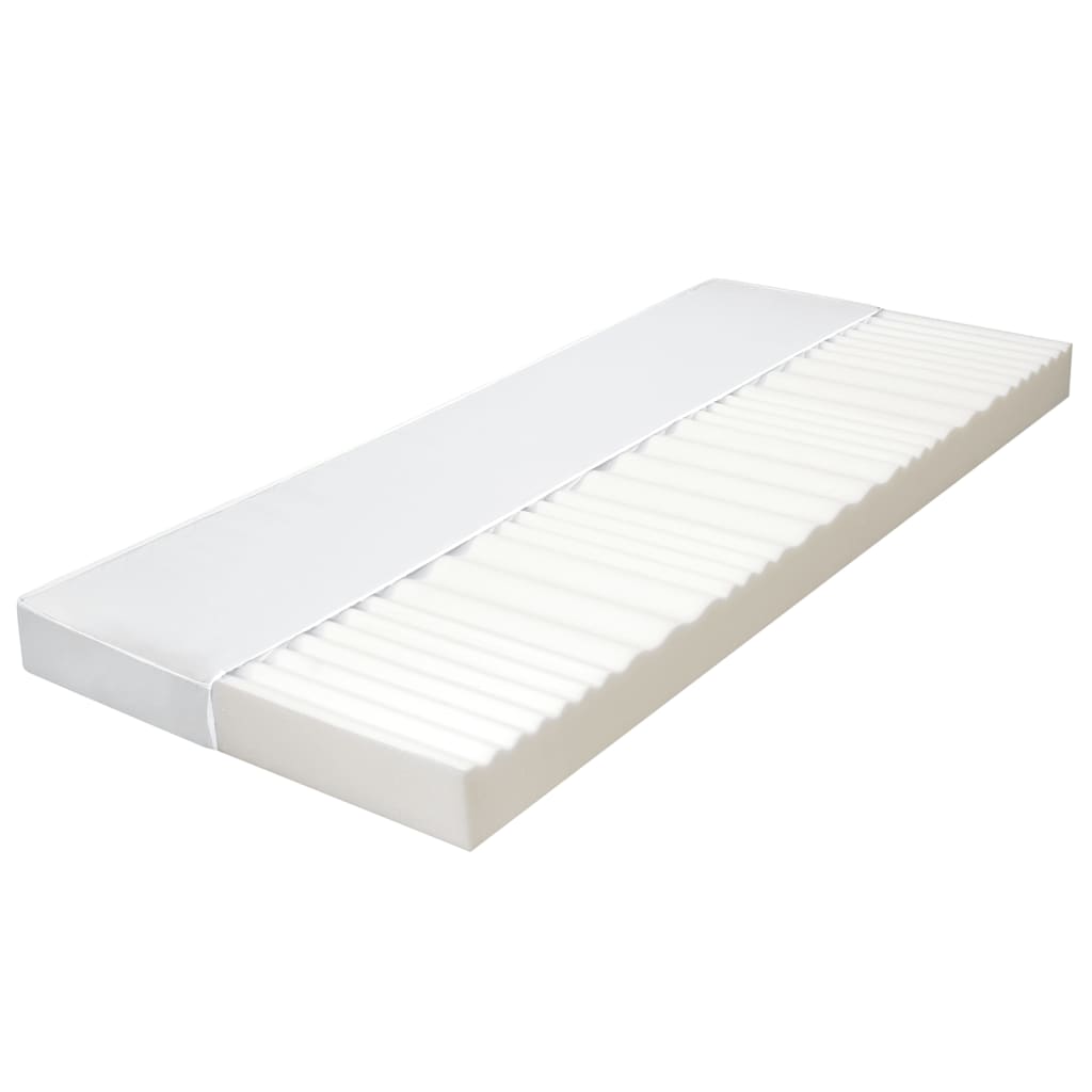 vidaXL Matelas 80x200 cm 7 zones Mousse PU 10 cm H2 H3