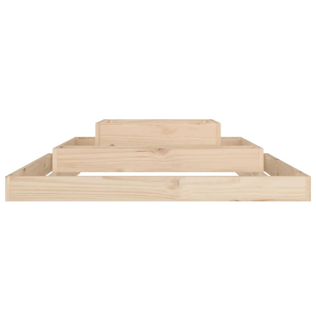 vidaXL Jardinière 110x110x27 cm Bois massif de pin