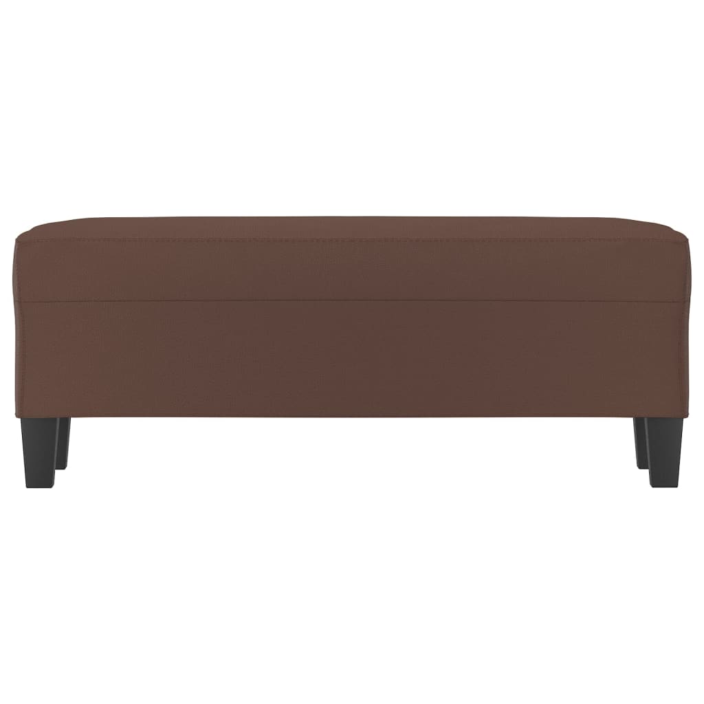 vidaXL Banc Marron 100x35x41 cm Similicuir