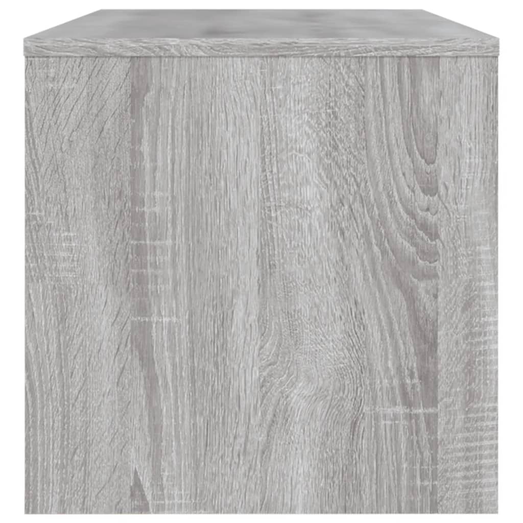 vidaXL Meuble TV sonoma gris 120x34x37 cm bois d'ingénierie