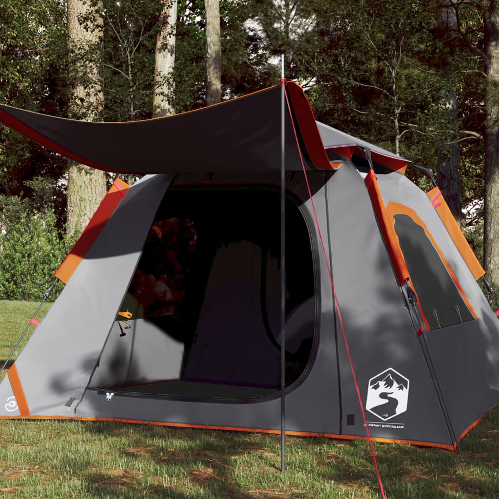 vidaXL Tente de camping à dôme 4 personnes libération rapide