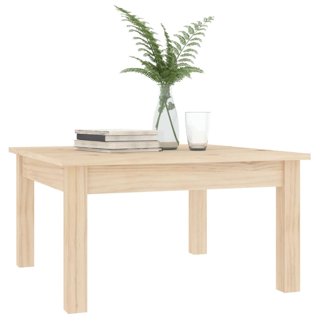 vidaXL Table basse 55x55x30 cm Bois massif de pin