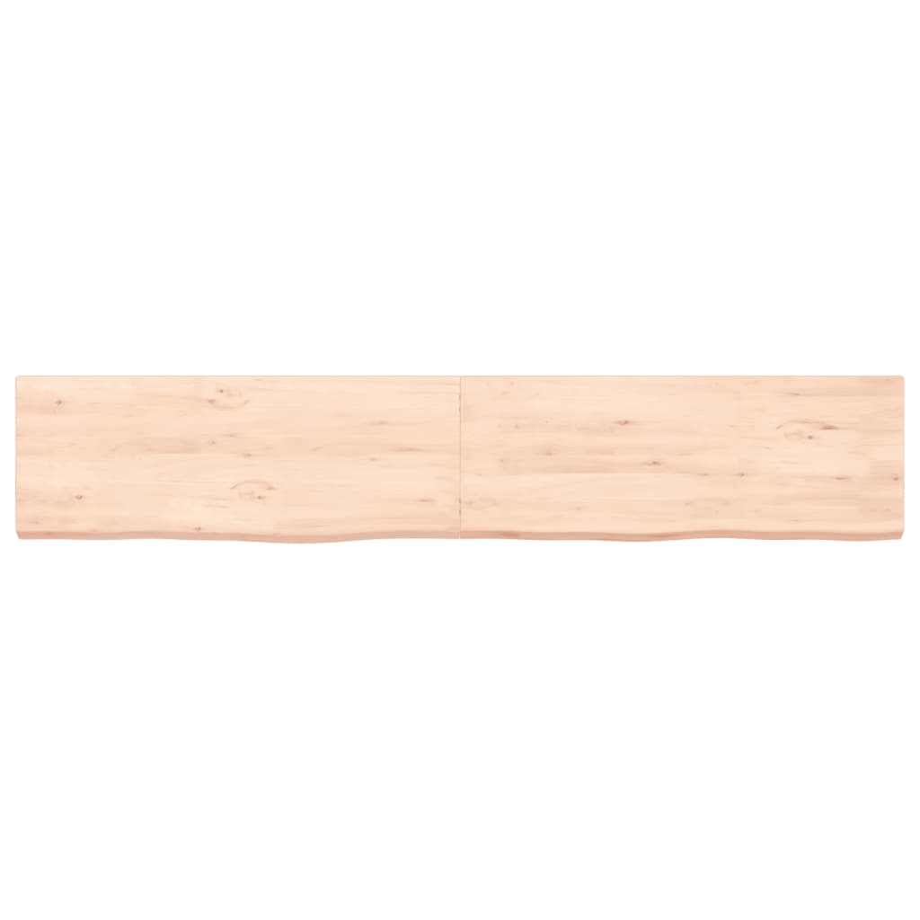 vidaXL Étagère murale 160x30x(2-4) cm bois de chêne massif non traité