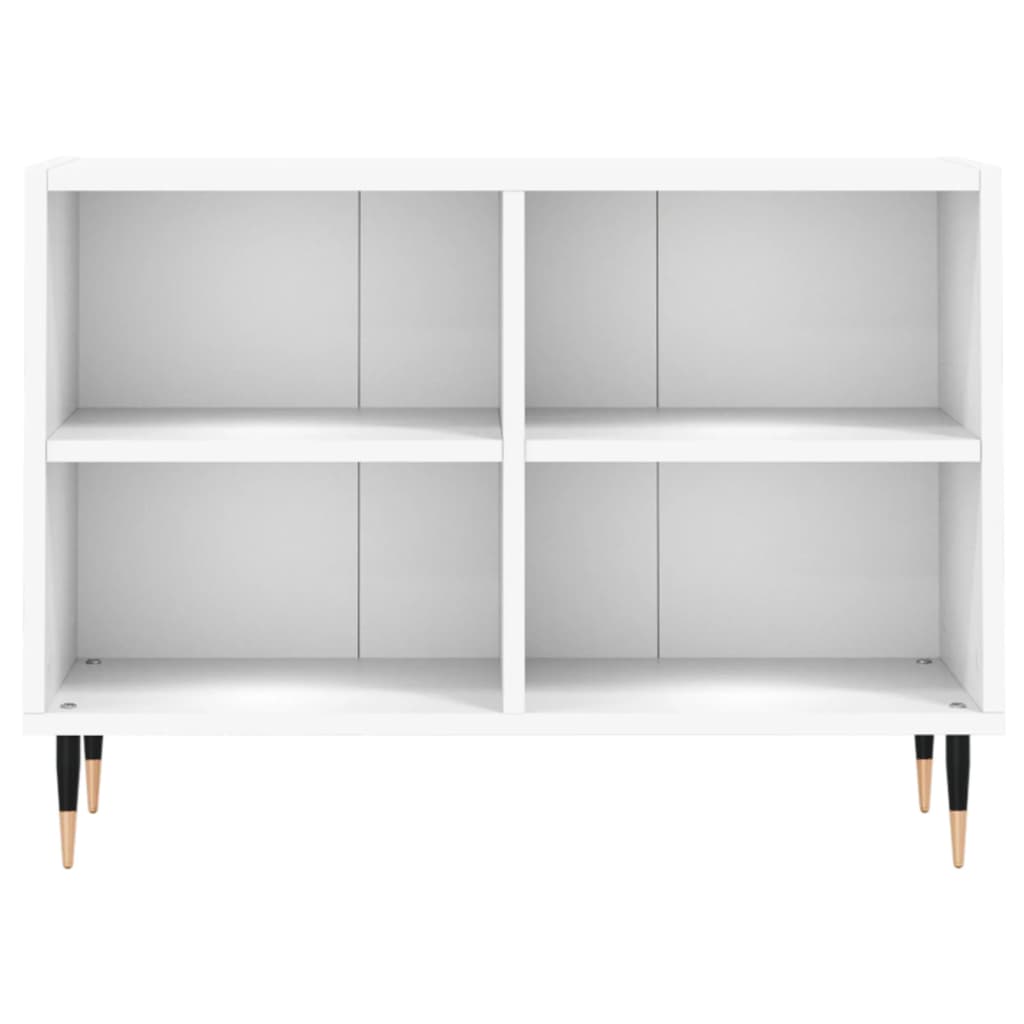 vidaXL Meuble TV blanc 69,5 x 30 x 50 cm bois d'ingénierie