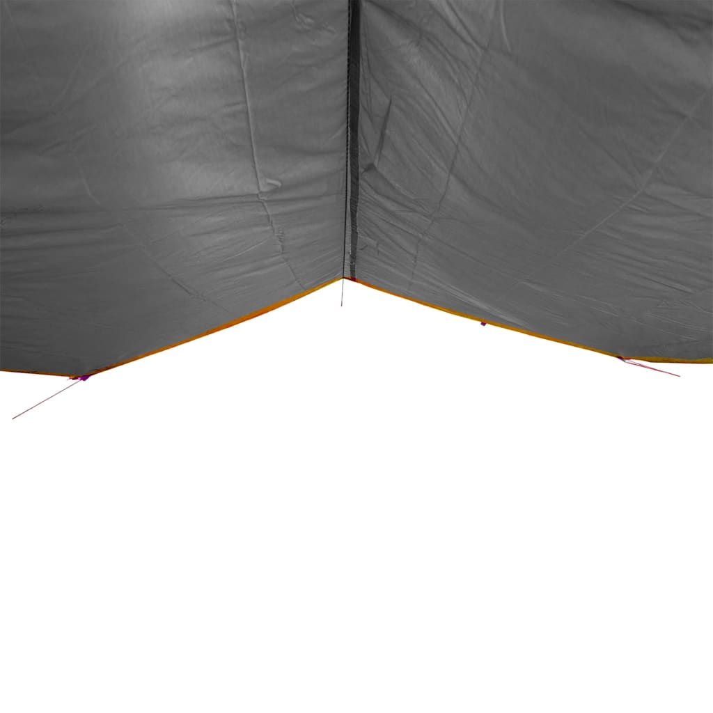 vidaXL Bâche de camping gris et orange 300x294 cm imperméable