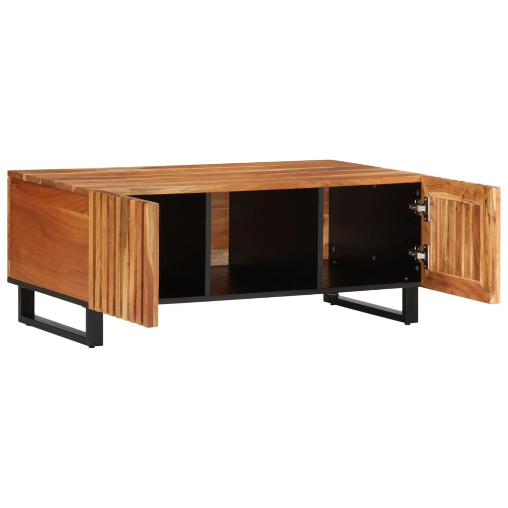 vidaXL Table basse 100x55x40 cm bois massif d'acacia