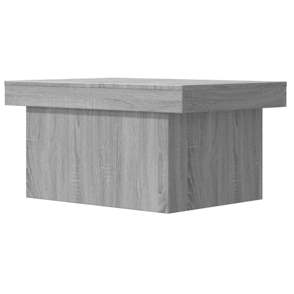 vidaXL Table basse sonoma gris 100x55x40 cm bois d'ingénierie