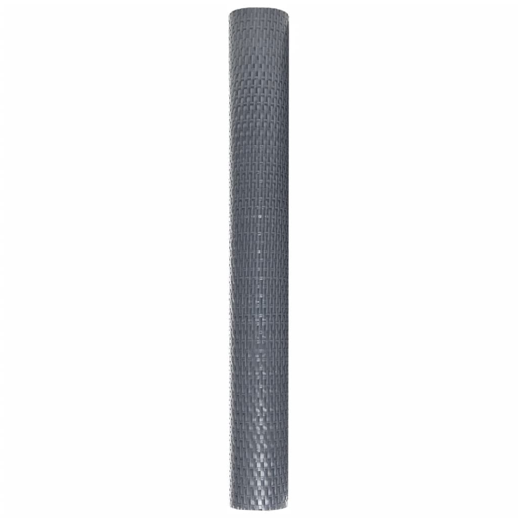 vidaXL Paravent de balcon anthracite 500x80 cm résine tressée