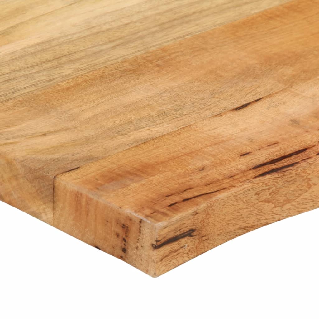 vidaXL Dessus de table 40x40x3,8 cm bord vivant bois massif manguier