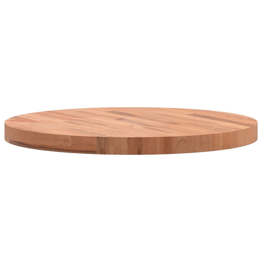 vidaXL Dessus de table Ø60x4 cm rond bois massif de hêtre