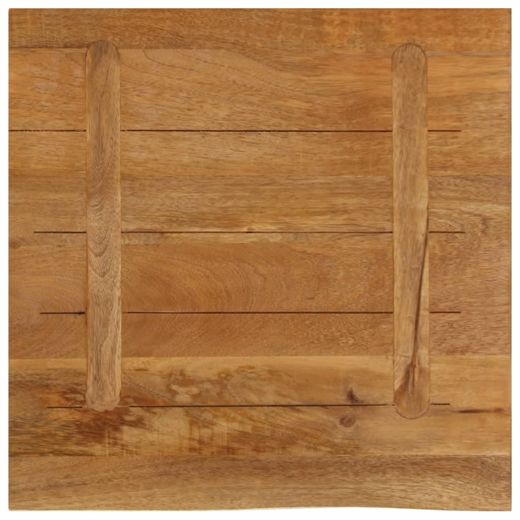 vidaXL Dessus de table à bord vivant 40x40x2,5 cm bois massif manguier