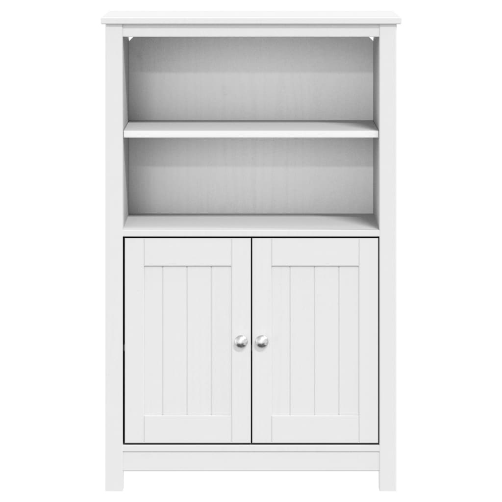 vidaXL Armoire de salle de bain BERG blanc 69,5x34x110 cm pin massif