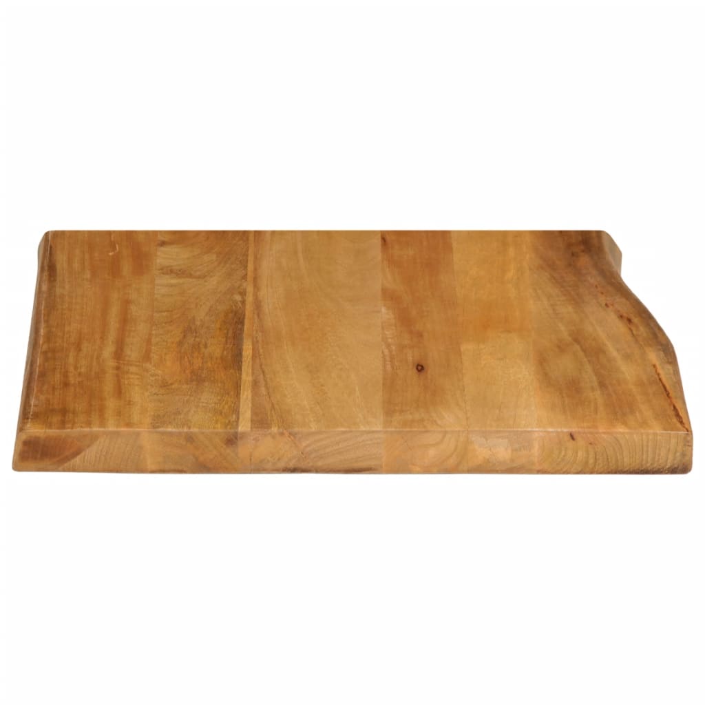 vidaXL Dessus de table 40x40x2,5 cm bord vivant bois massif manguier