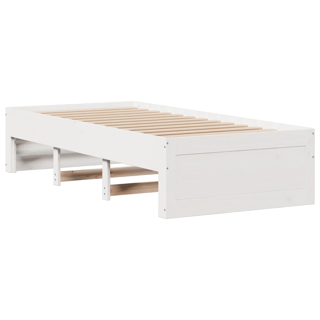 vidaXL Cadre de lit sans matelas avec tiroirs 90x200 cm bois de pin