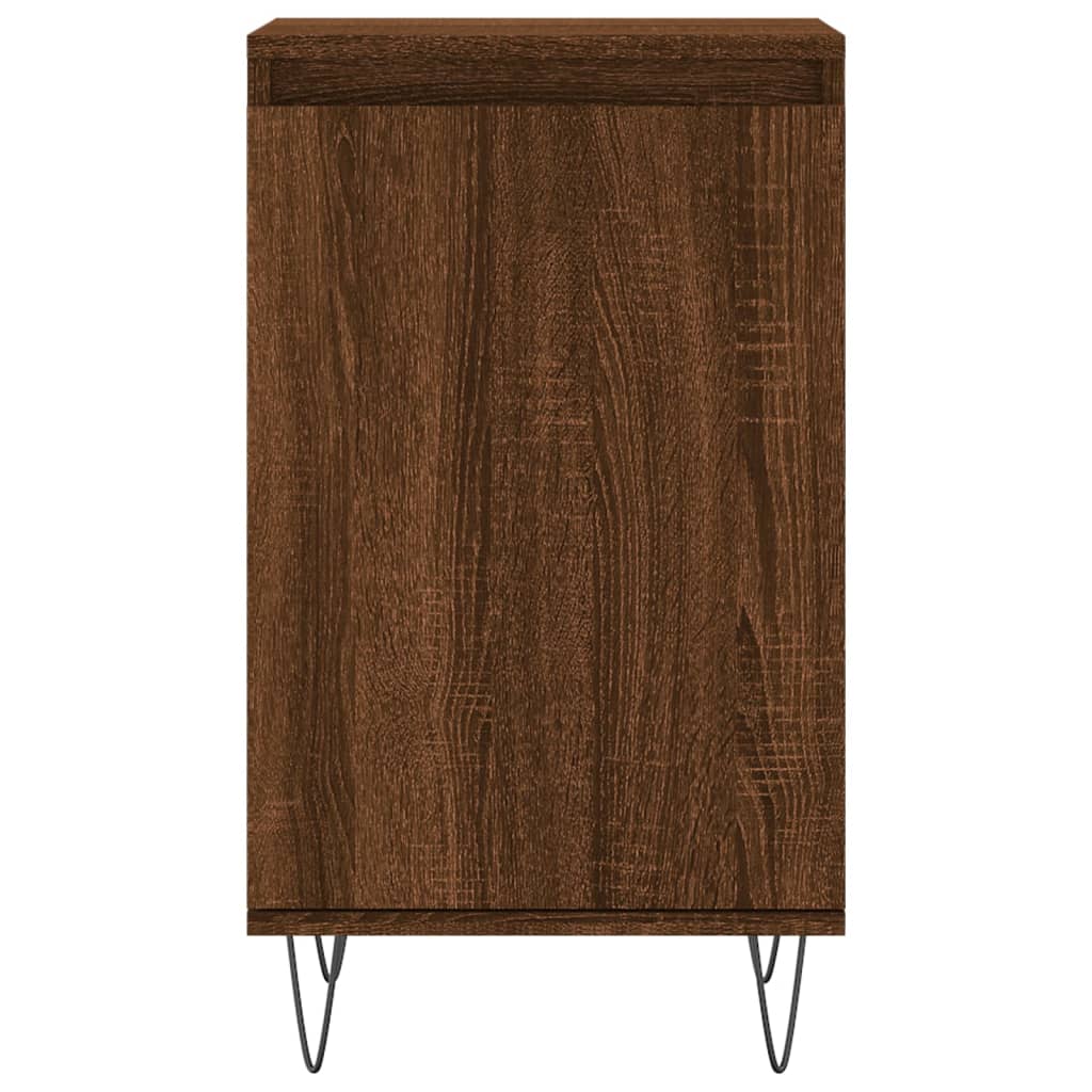 vidaXL Buffet chêne marron 40x35x70 cm bois d'ingénierie