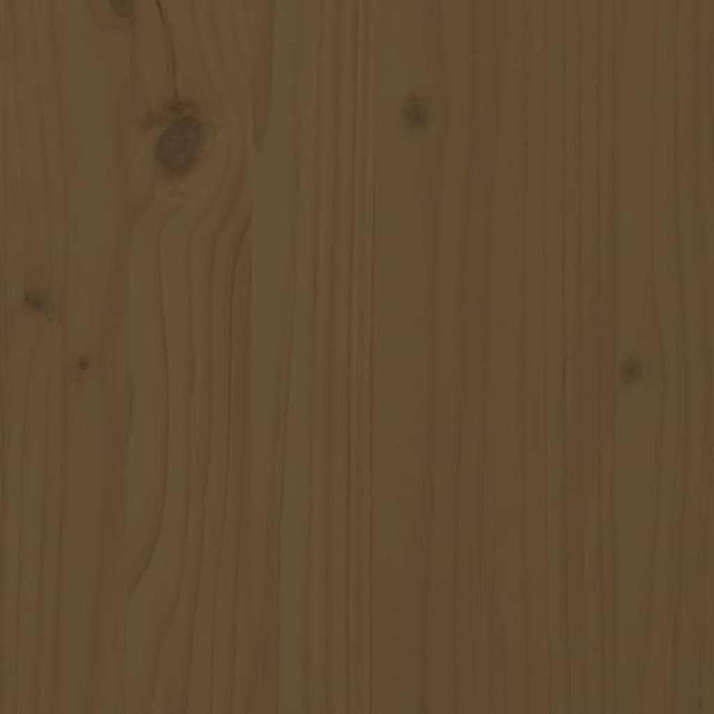 vidaXL Boîte de jardin marron miel 101x50,5x46,5 cm bois massif de pin