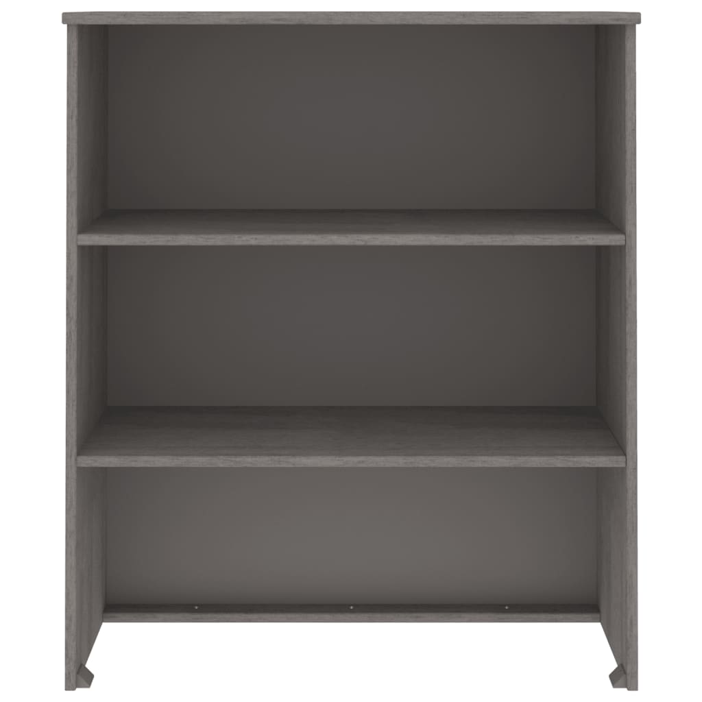 vidaXL Dessus de buffet HAMAR Gris clair 85x35x100 cm Bois de pin