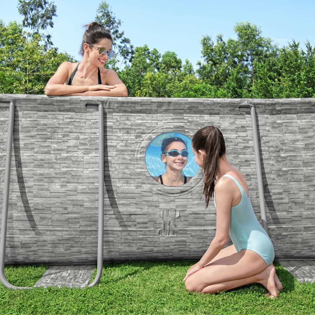 Bestway Ensemble de piscine Power Steel 488x305x107 cm