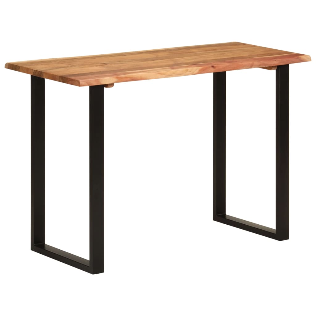 vidaXL Table à dîner 110x50x76 cm Bois d'acacia solide