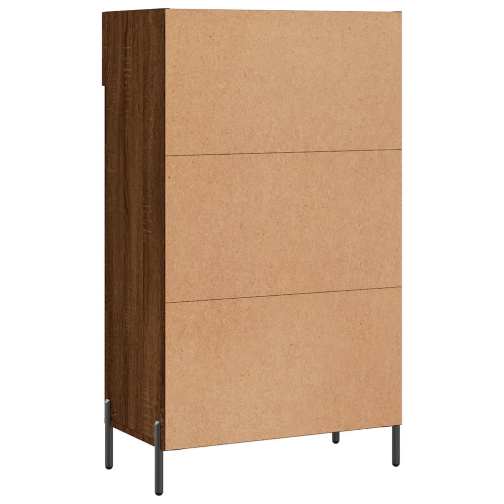 vidaXL Armoire à chaussures chêne marron 60x35x105cm bois d'ingénierie