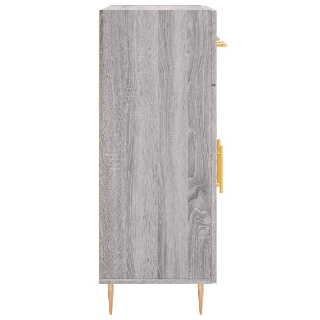 vidaXL Buffet sonoma gris 69,5x34x90 cm bois d'ingénierie