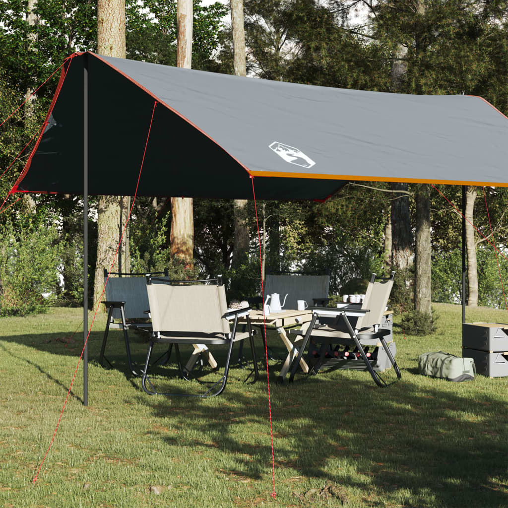 vidaXL Bâche de camping orange 460x305x210 cm imperméable