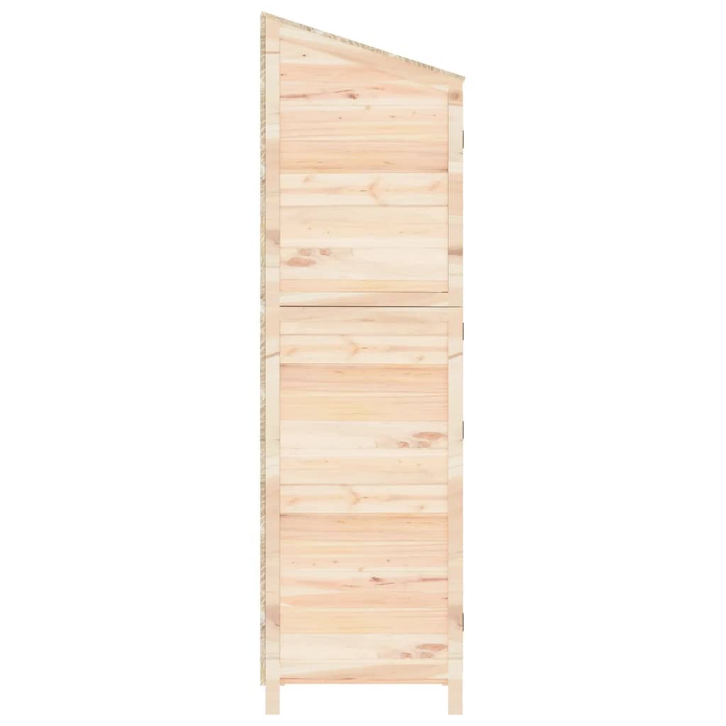 vidaXL Remise de jardin 55x52x174,5 cm Bois de sapin solide