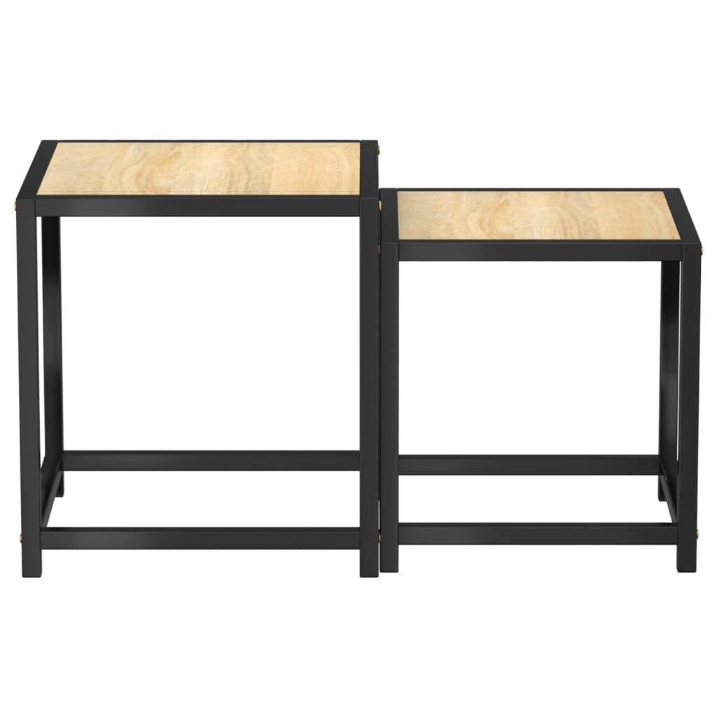 vidaXL Tables à thé 2 pcs MDF Chêne sonoma