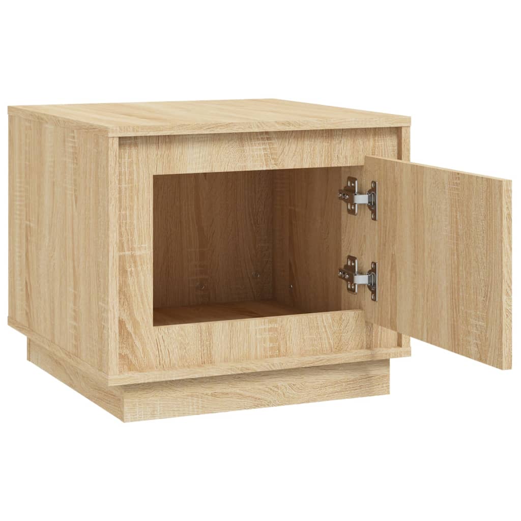 vidaXL Table basse chêne sonoma 51x50x44 cm bois d'ingénierie