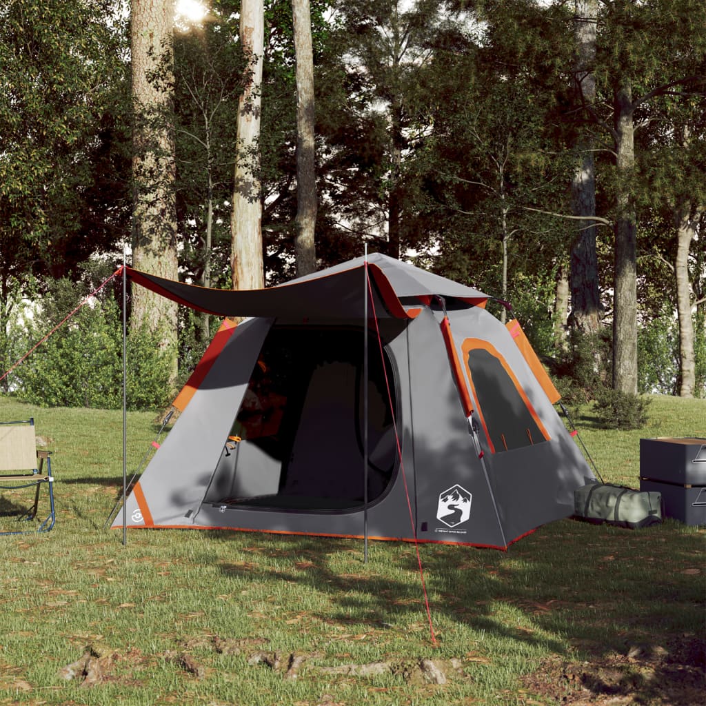 vidaXL Tente de camping à dôme 4 personnes libération rapide