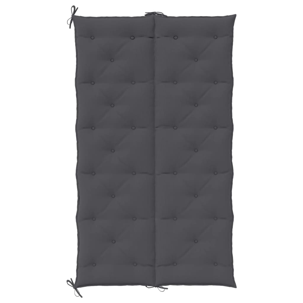 vidaXL Coussin de banc de jardin anthracite tissu oxford