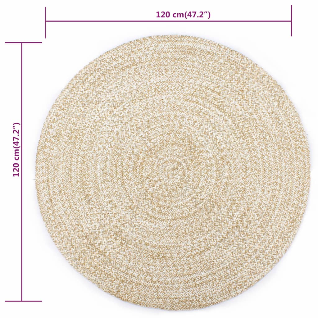 Vidaxl tapis fait à la main jute 200x300 cm - Conforama