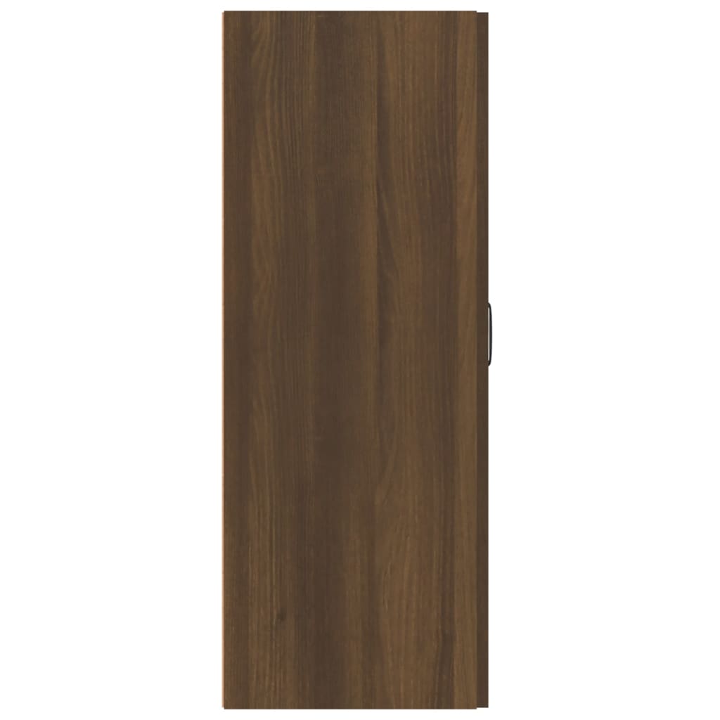 vidaXL Armoire suspendue Chêne marron 69,5x34x90 cm Bois d'ingénierie