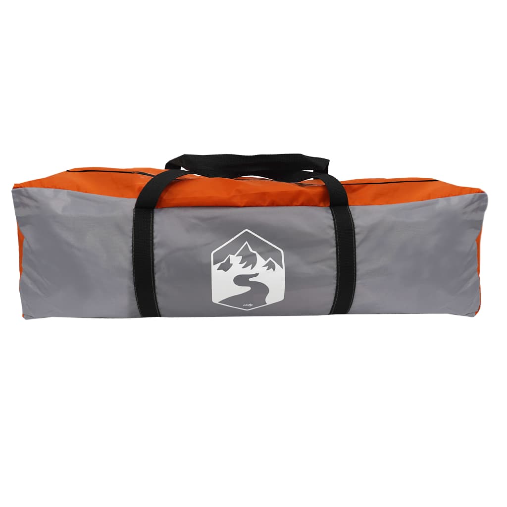 vidaXL Tente de cabine familiale 6 personnes orange imperméable