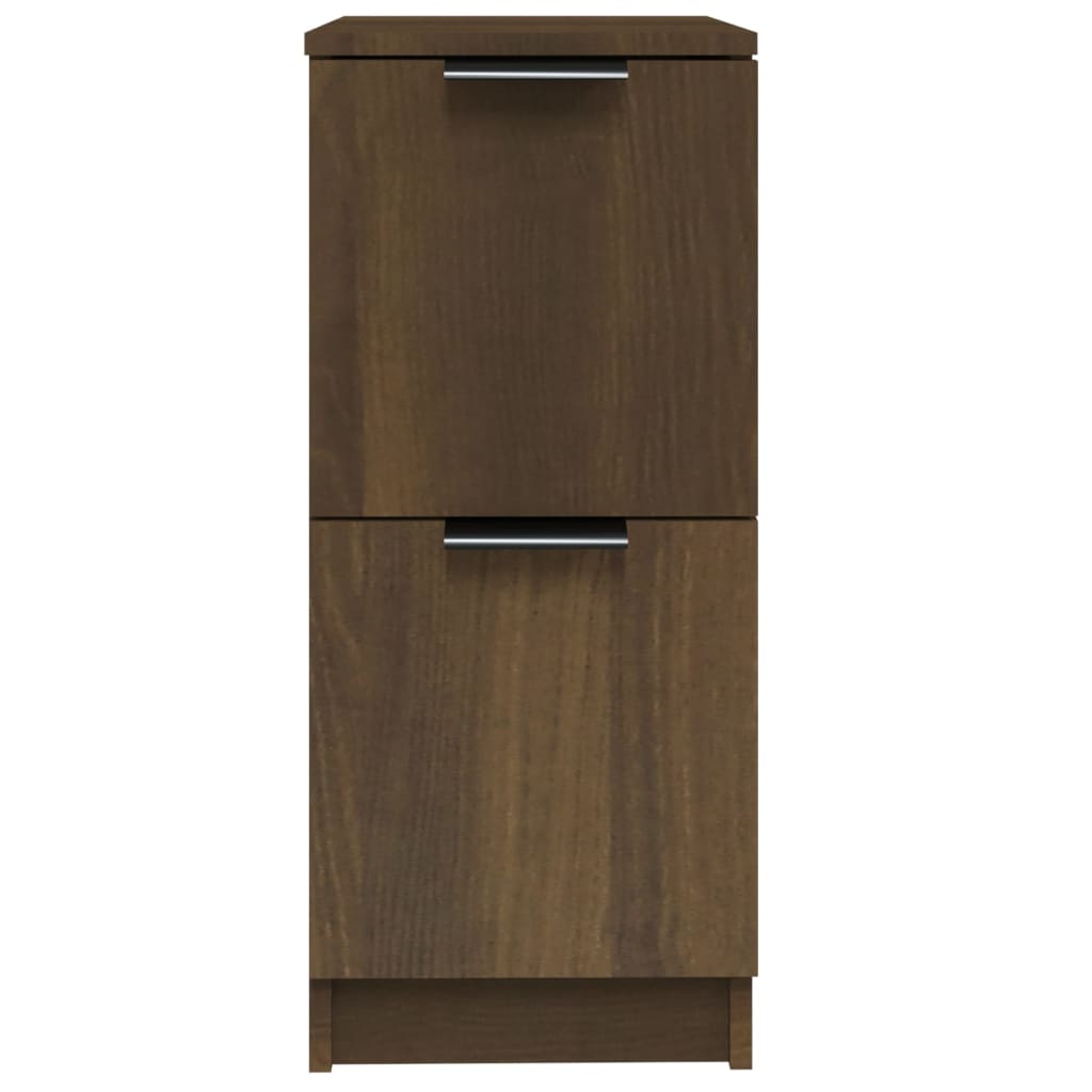 vidaXL Buffet Chêne marron 30x30x70 cm Bois d'ingénierie