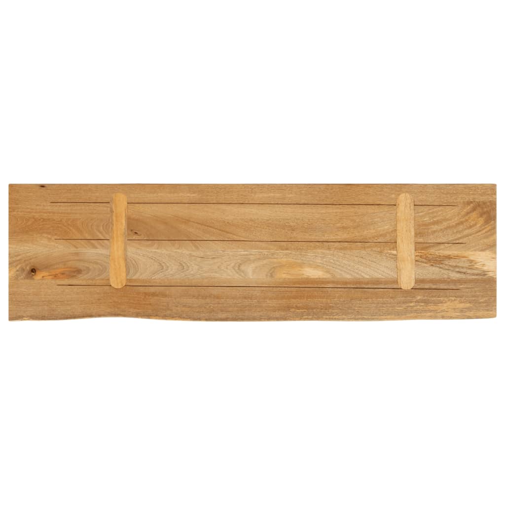 vidaXL Dessus de table à bord vivant 110x40x2,5cm bois massif manguier