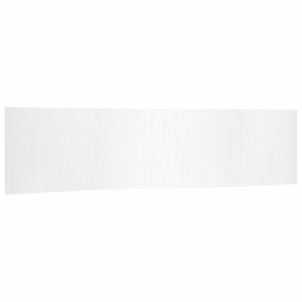 vidaXL Cloison de séparation blanc 165x800 cm bambou