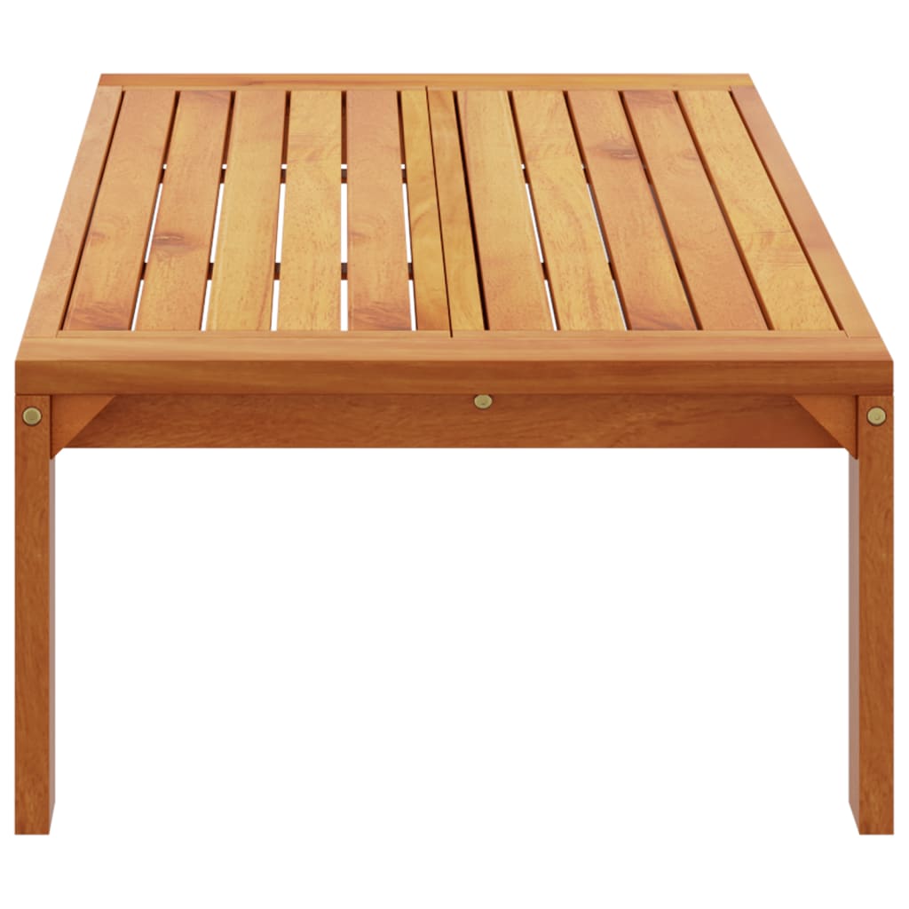 vidaXL Table de jardin 100x50x27 cm bois d'acacia solide