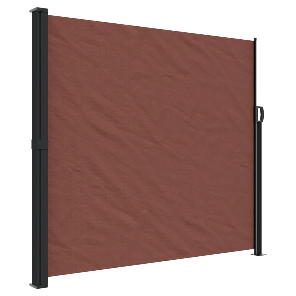 vidaXL Auvent latéral rétractable marron 180x300 cm