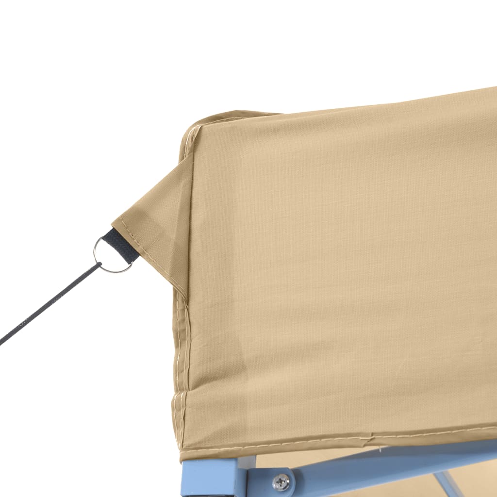 vidaXL Tente de réception pliable escamotable beige 292x292x315 cm